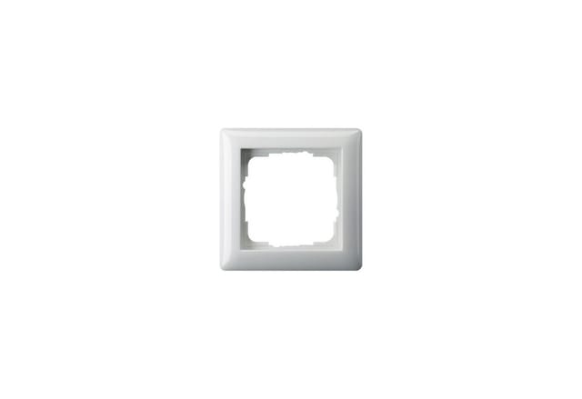 Abdeckrahmen 1-fach reinweiß glänzend bruchsicher Standard 55 System 55