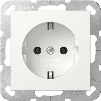 Schutzkontaktsteckdose Typ F 16 Ampere 250 Volt Unterputz mit Steckklemme