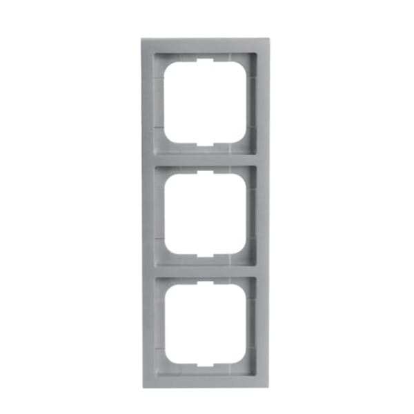 Rahmen dreifach, Kunststoff, lackiert, matt, Unterputzmontage, future linear, Typ 1723-183K