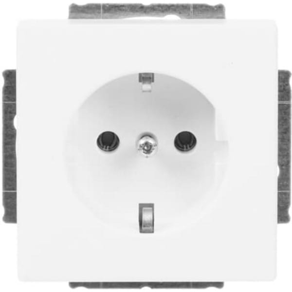 Schutzkontakt-Steckdose CEE 7/3 Typ F, Unterputz, 16 Ampere, 250 Volt, mit Durchschleiffunktion