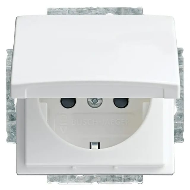 Schutzkontakt-Steckdosen-Einsatz Schuko CEE 7/3 Typ F 16 Ampere 250 Volt Unterputz