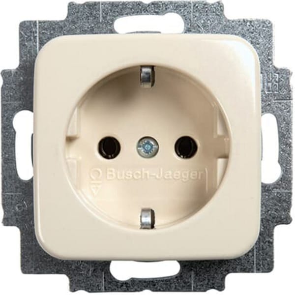 Steckdosen-Einsatz mit Steckanschluss Typ 20 EUC-212, Unterputz, 16 Ampere, 250 Volt