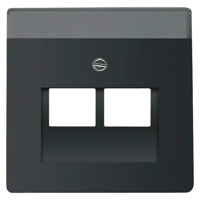Zentralscheibe matt für Universal-Anschluss-Einheiten-Anschlussdosen, Typ 1803-02-885, Abdeckung