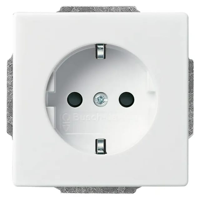 Steckdosen-Einsatz Schuko 2 Pole plus Erde 16 Ampere 250 Volt Typ 20 EUC-84