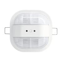 Präsenzmelder mit KNX-Busankoppler, 2 Kanäle, Unterputzmontage, 91x91x49 mm, Bewegungsmelder