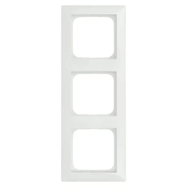 Rahmen dreifach, Kunststoff, glänzend, Unterputzmontage, Schutzart IP20, 81 x 223 x 12 mm