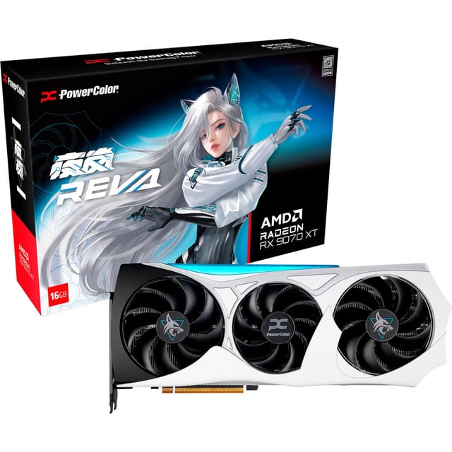 Powercolor RX 9070 XT Hellhound REVA 16GB OC, Grafikkarte