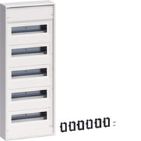 Kleinverteiler volta, 5 Reihen, 12 Teilungseinheiten, Schutzart IP30, Aufputz Bild 2
