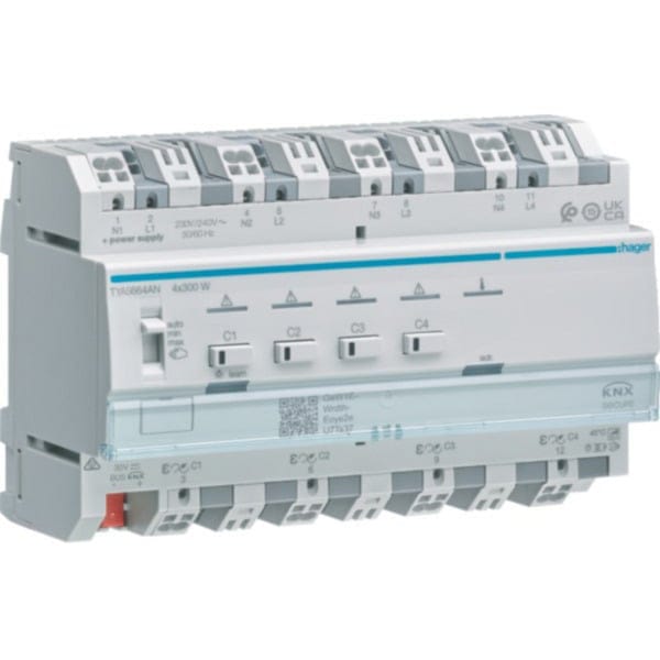Universal-Dimmaktor vierfach KNX Secure