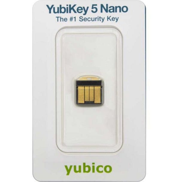 YubiKey 5 Nano, Sicherheitsschlüssel