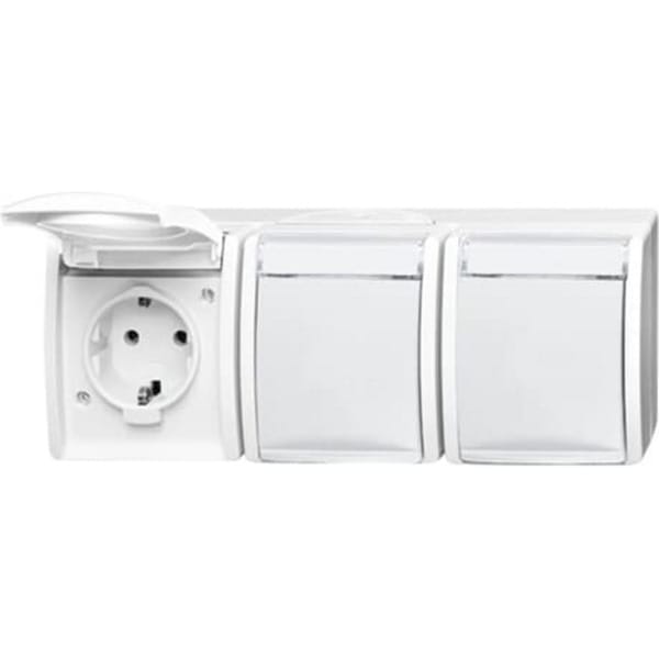 Steckdose dreifach CEE 7/3 Typ F