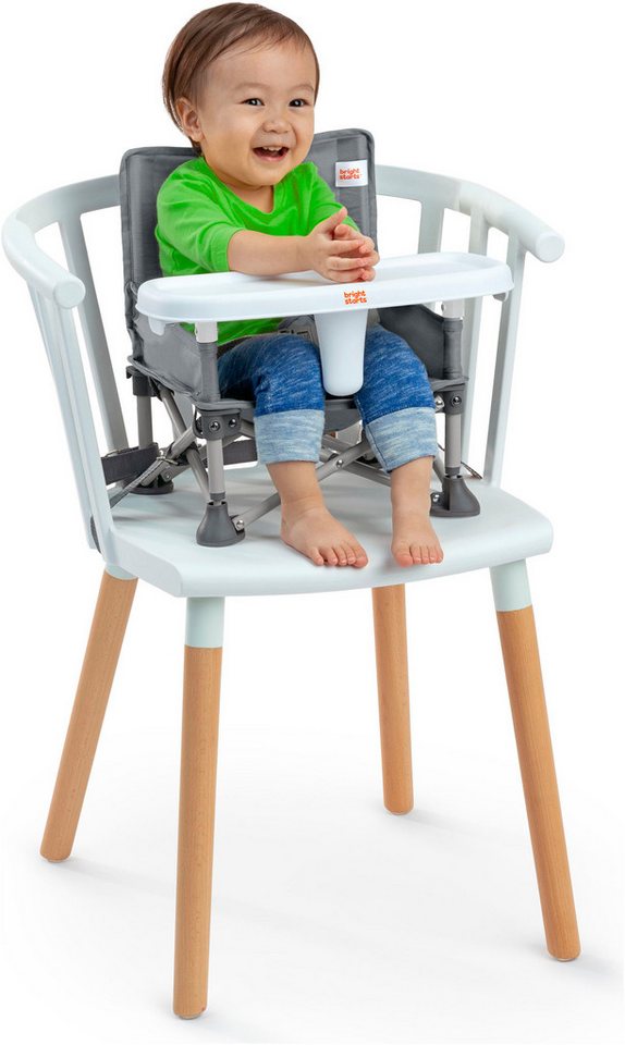 Bright Starts Compact Foldable Booster Seat - Pop 'n Sit. Removabletray. Ultra Compact. Carry Bag Included Bild 4
