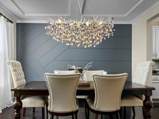 Pendelleuchte Hängeleuchte Esszimmerlampe Verstellbar Silber Metall H 120 Cm