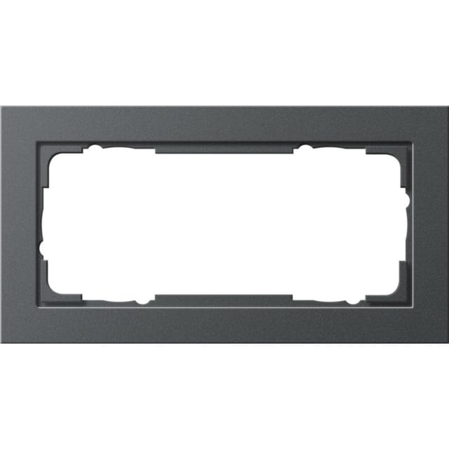 Abdeckrahmen zweifach E2, Abdeckung