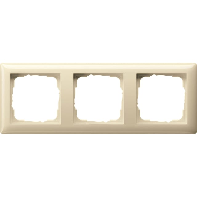 Abdeckrahmen 3-fach mit glänzender Oberfläche, Abdeckung