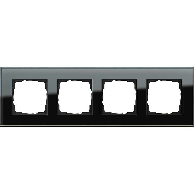 Abdeckrahmen vierfach Glas Esprit, Abdeckung