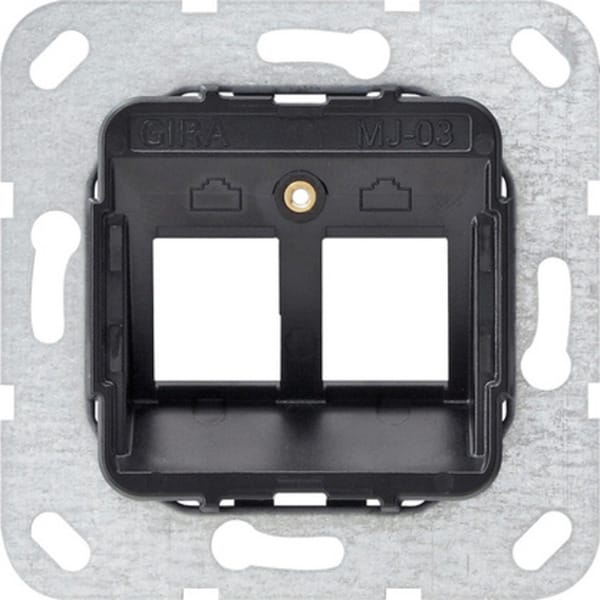 Modular Jack 3 2-fach Unterputz Tragring