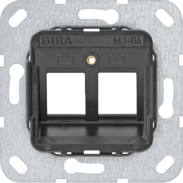 Modular Jack 4 2fach Unterputz Tragring
