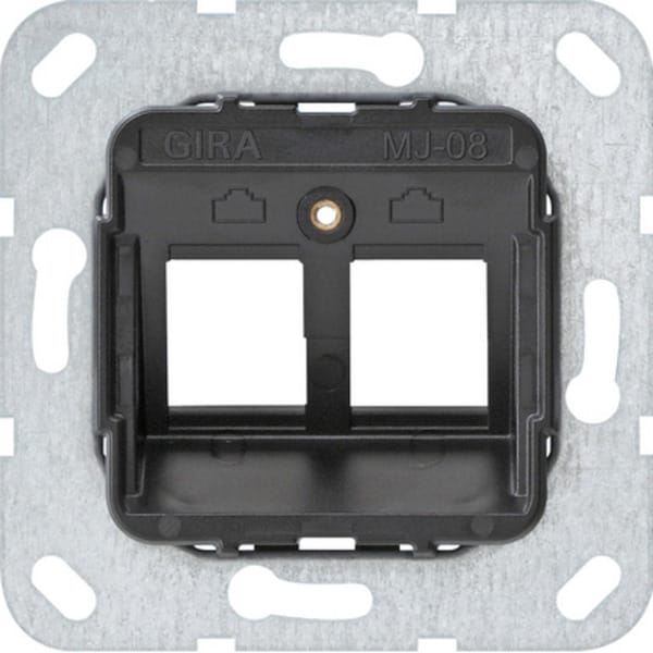 Modular Jack 8 2fach Unterputz Tragring