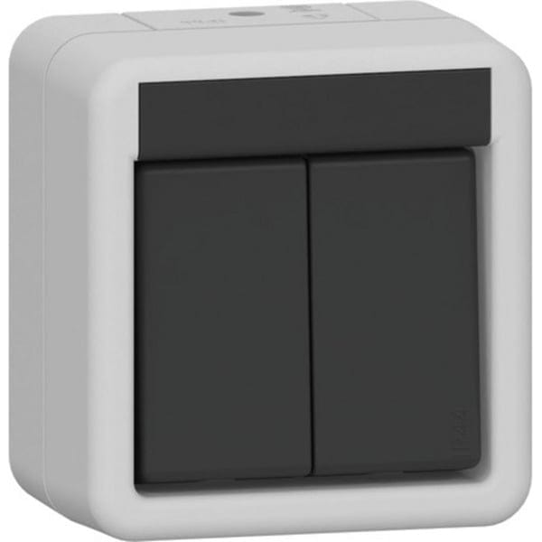 GIRA Wippschalter Serien WG AP Grau 310530, Wippe