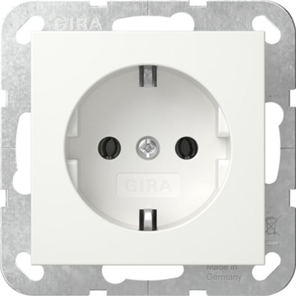 Schutzkontaktsteckdose Typ F 16 Ampere 250 Volt ohne Befestigungskrallen