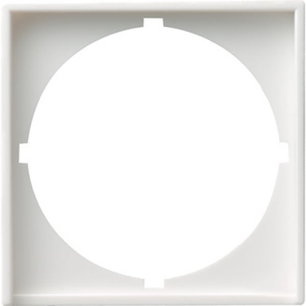 Adapterrahmen mit rundem Ausschnitt für Geräte mit Abdeckung 50 x 50 mm