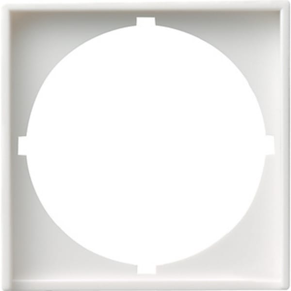 Adapterrahmen mit rundem Ausschnitt für Geräte mit Abdeckung 50 x 50 mm