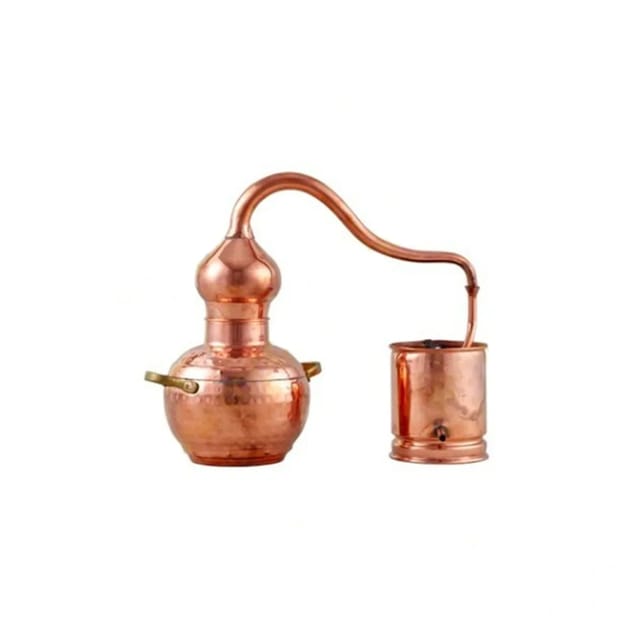 Destille, Destilliergerät, Destillationsapparatur - Alembic, Kupfer 1l