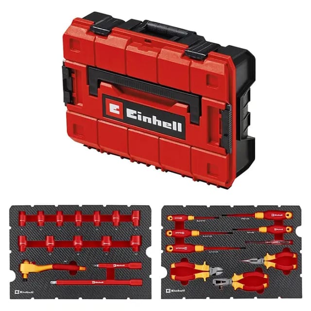 E-Case Werkzeugkoffer Elektrik-VDE, 24-teilig, Werkzeug-Set