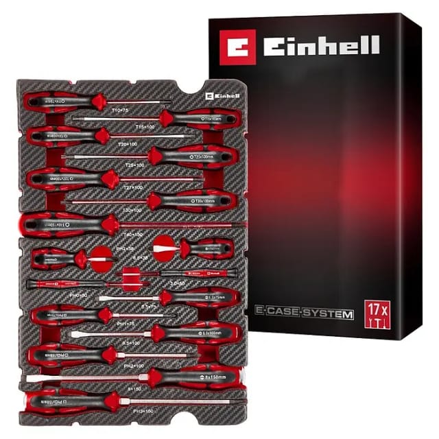 Schraubendreher-Set, in E-Case-Einleger, Werkzeug-Set