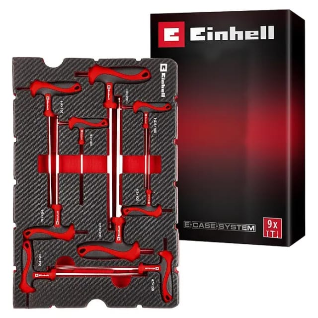 Werkzeug-Pad T-Griff-Sechskant-Schraubendreher, in E-Case-Einleger