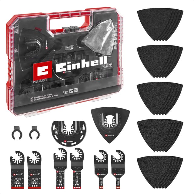 Multitool-Set 35-teilig, in XL-PLUS-CASE, Sägeblatt-Satz