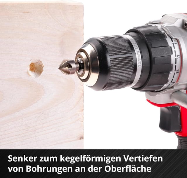 Bit- und Bohrer-Set für Holz, Stein und Metall in L-CASE, 40-teilig, Bohrer- & Bit-Satz