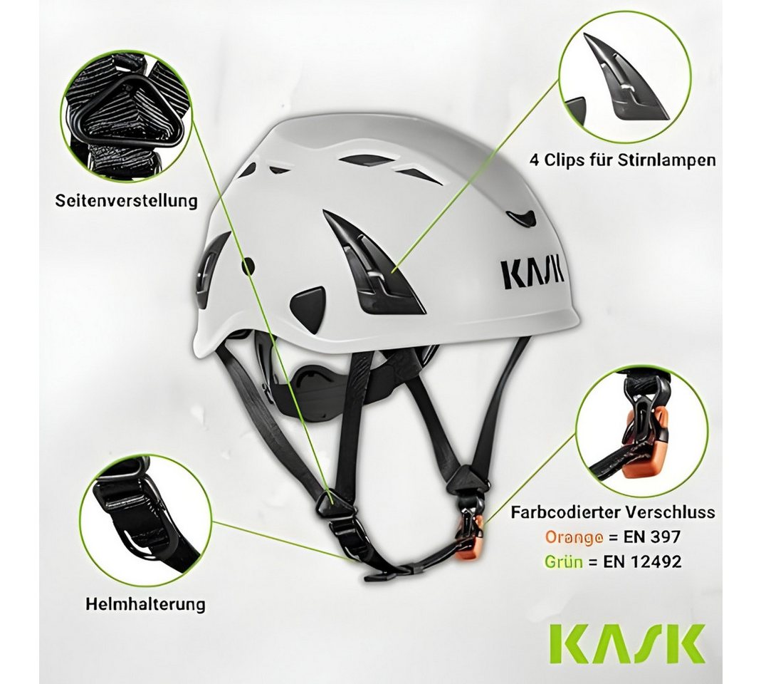 Hoher Schutzhelm Kask Superplasma Aq Rot (en 397) Bild 2