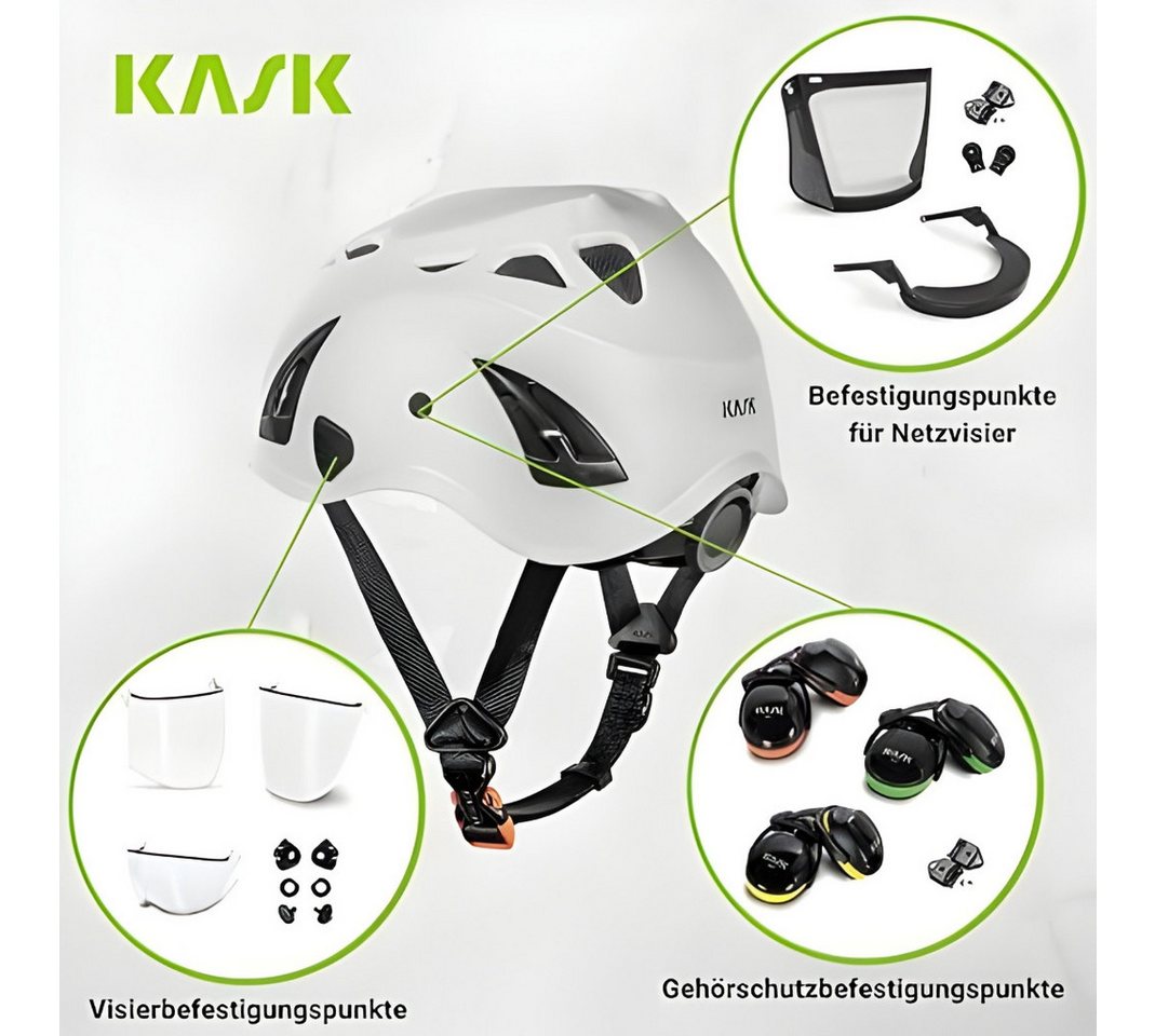 Hoher Schutzhelm Kask Superplasma Aq Rot (en 397) Bild 3