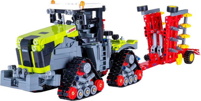 Claas Xerion 5000 Traktor Spielset Maßstab 1:32 Bausteine, Baukasten