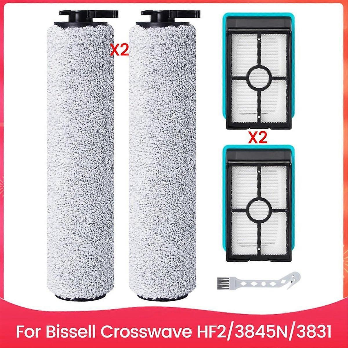 Zubehörset Inklusive Bürsten, Walzen Und Hepa-filtern Für Den Bissell Crosswave Hf2/3845n/3831 Nass- Und Trockensauger