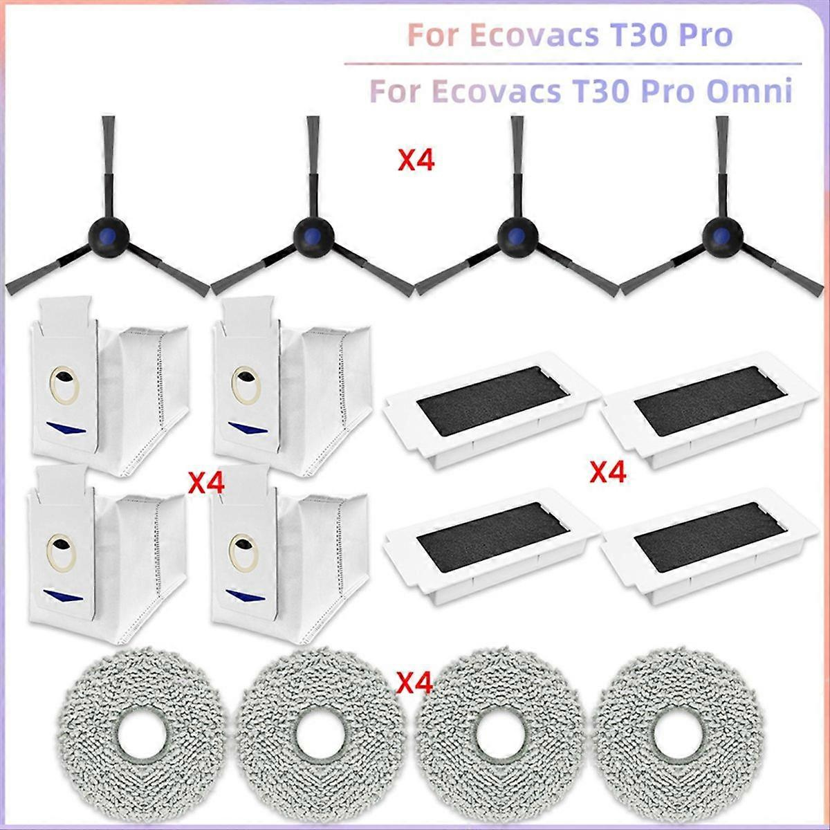 Für Ecovacs T30 Pro Omni / T30 Omni, Yeedi M12 Ultra Plus / M12 Pro+ Ersatzteile Seitenbürste Hepa-filter Mo
