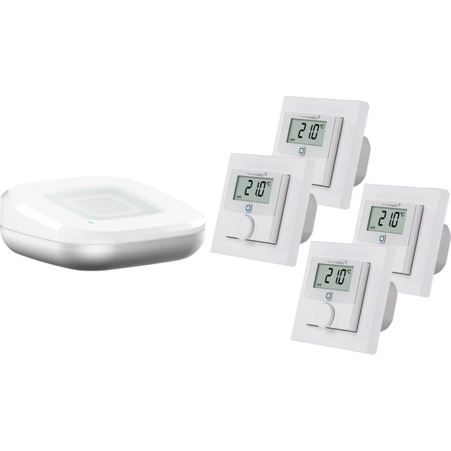 Set Raumklima AP + 4 Wandthermostate