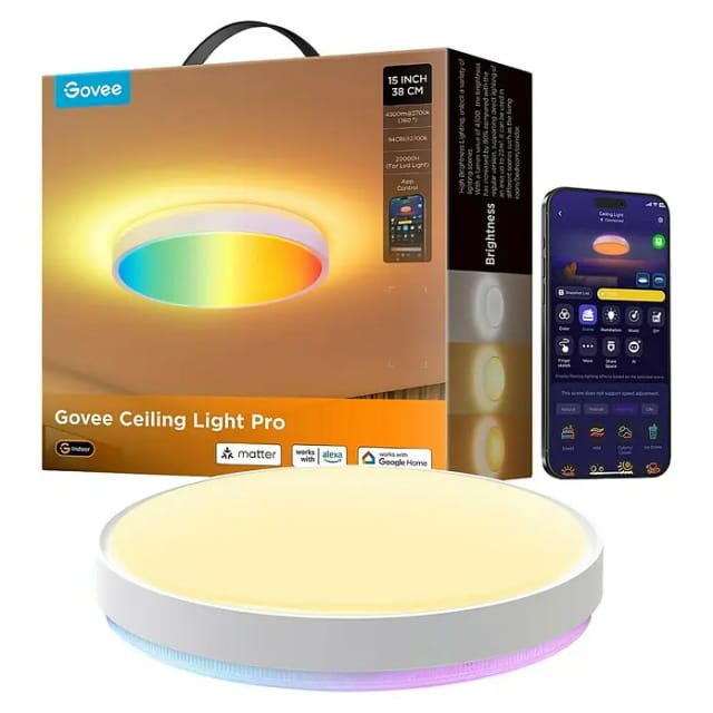 38cm Intelligente RGBICWW Deckenleuchte Pro, LED-Leuchte