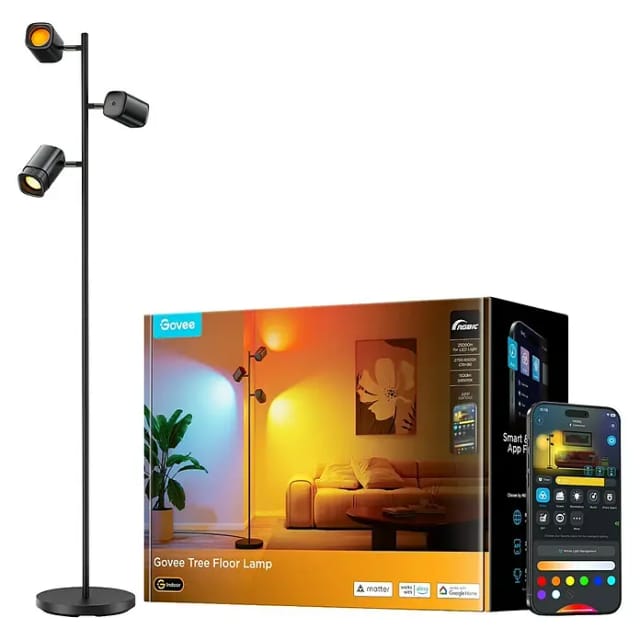 Baum-Stehlampe, LED-Leuchte