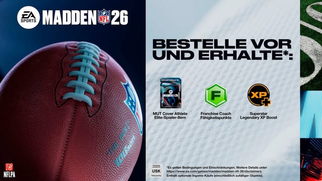 Madden NFL 26 Software-Schlüssel-Karte-Spiel