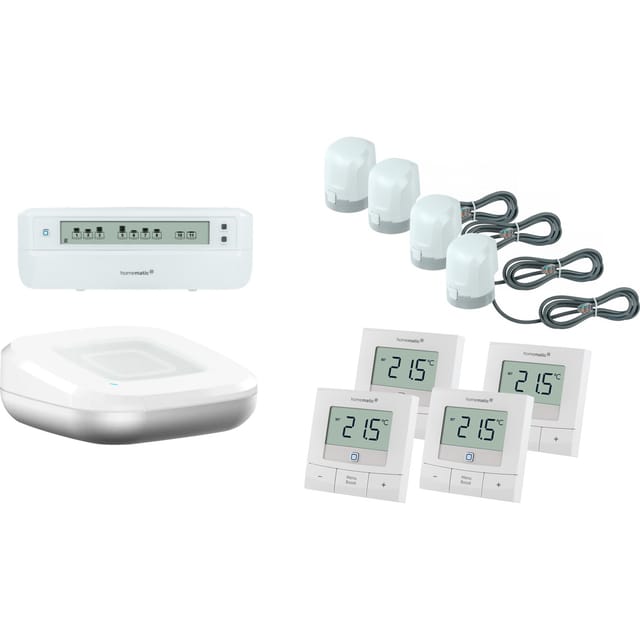Set Fußbodenheizung - basic für 4 Räume