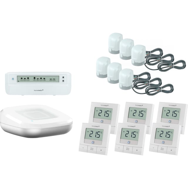 Set Fußbodenheizung - basic für 6 Räume