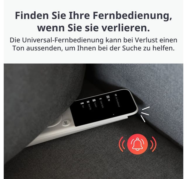Universal Remote, Fernbedienung