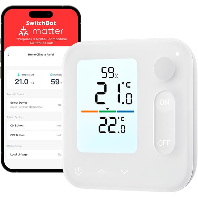 Home Climate Panel, Bedienteil