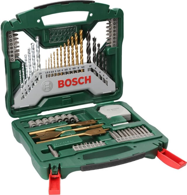 X-Line Titanium Bohrer- und Schrauber-Set, 70-teilig, Bohrer- & Bit-Satz