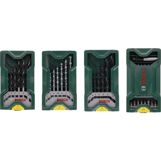 Mini X-Line Multipack 3+1 Set, 46-teilig, Bohrer- & Bit-Satz