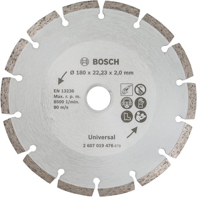 Diamanttrennscheibe Universal, Ø 180mm