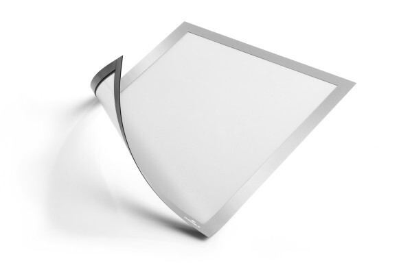 Durable Info-rahmen Duraframe® Magnetic A4 Silber Metallic